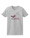 America Unicorn Womens T-Shirt-Womens T-Shirt-TooLoud-AshGray-X-Small-Davson Sales