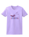 America Unicorn Womens T-Shirt-Womens T-Shirt-TooLoud-Lavender-X-Small-Davson Sales