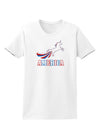 America Unicorn Womens T-Shirt-Womens T-Shirt-TooLoud-White-X-Small-Davson Sales