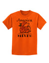 America is Strong We will Overcome This Childrens T-Shirt-Childrens T-Shirt-TooLoud-Orange-X-Small-Davson Sales