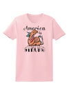 America is Strong We will Overcome This Womens T-Shirt-Womens T-Shirt-TooLoud-PalePink-X-Small-Davson Sales