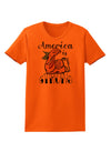 America is Strong We will Overcome This Womens T-Shirt-Womens T-Shirt-TooLoud-Orange-Small-Davson Sales