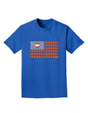 American Bacon Flag Adult Dark T-Shirt-Mens T-Shirt-TooLoud-Royal-Blue-Small-Davson Sales