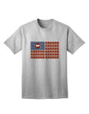 American Bacon Flag Adult T-Shirt-Mens T-Shirt-TooLoud-AshGray-Small-Davson Sales