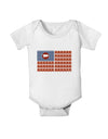 American Bacon Flag Baby Romper Bodysuit-Baby Romper-TooLoud-White-06-Months-Davson Sales