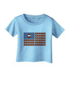 American Bacon Flag Infant T-Shirt-Infant T-Shirt-TooLoud-Aquatic-Blue-06-Months-Davson Sales