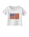 American Bacon Flag Infant T-Shirt-Infant T-Shirt-TooLoud-White-06-Months-Davson Sales