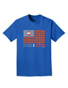 American Bacon Flag - Stars and Strips Adult Dark T-Shirt-Mens T-Shirt-TooLoud-Royal-Blue-Small-Davson Sales