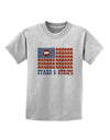 American Bacon Flag - Stars and Strips Childrens T-Shirt-Childrens T-Shirt-TooLoud-AshGray-X-Small-Davson Sales