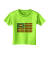 American Bacon Flag Toddler T-Shirt-Toddler T-Shirt-TooLoud-Lime-Green-2T-Davson Sales