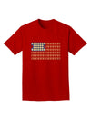 American Breakfast Flag - Bacon and Eggs Adult Dark T-Shirt-Mens T-Shirt-TooLoud-Red-Small-Davson Sales