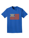 American Breakfast Flag - Bacon and Eggs Adult Dark T-Shirt-Mens T-Shirt-TooLoud-Royal-Blue-Small-Davson Sales