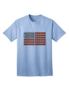 American Breakfast Flag - Bacon and Eggs Adult T-Shirt-Mens T-Shirt-TooLoud-Light-Blue-Small-Davson Sales