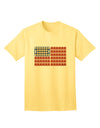 American Breakfast Flag - Bacon and Eggs Adult T-Shirt-Mens T-Shirt-TooLoud-Yellow-Small-Davson Sales