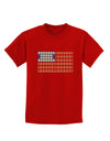 American Breakfast Flag - Bacon and Eggs Childrens Dark T-Shirt-Childrens T-Shirt-TooLoud-Red-X-Small-Davson Sales