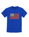 American Breakfast Flag - Bacon and Eggs Childrens Dark T-Shirt-Childrens T-Shirt-TooLoud-Royal-Blue-X-Small-Davson Sales