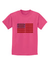 American Breakfast Flag - Bacon and Eggs Childrens T-Shirt-Childrens T-Shirt-TooLoud-Sangria-X-Small-Davson Sales