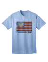 American Breakfast Flag - Bacon and Eggs - Mmmmerica Adult T-Shirt-Mens T-Shirt-TooLoud-Light-Blue-Small-Davson Sales