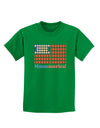 American Breakfast Flag - Bacon and Eggs - Mmmmerica Childrens Dark T-Shirt-Childrens T-Shirt-TooLoud-Kelly-Green-X-Small-Davson Sales