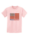 American Breakfast Flag - Bacon and Eggs - Mmmmerica Childrens T-Shirt-Childrens T-Shirt-TooLoud-PalePink-X-Small-Davson Sales