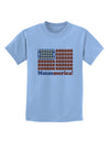 American Breakfast Flag - Bacon and Eggs - Mmmmerica Childrens T-Shirt-Childrens T-Shirt-TooLoud-Light-Blue-X-Small-Davson Sales
