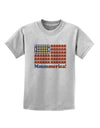 American Breakfast Flag - Bacon and Eggs - Mmmmerica Childrens T-Shirt-Childrens T-Shirt-TooLoud-AshGray-X-Small-Davson Sales