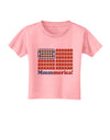 American Breakfast Flag - Bacon and Eggs - Mmmmerica Toddler T-Shirt-Toddler T-Shirt-TooLoud-Candy-Pink-2T-Davson Sales