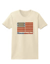 American Breakfast Flag - Bacon and Eggs - Mmmmerica Womens T-Shirt-Womens T-Shirt-TooLoud-Natural-X-Small-Davson Sales