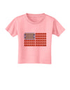 American Breakfast Flag - Bacon and Eggs Toddler T-Shirt-Toddler T-Shirt-TooLoud-Candy-Pink-2T-Davson Sales