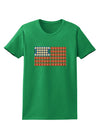 American Breakfast Flag - Bacon and Eggs Womens Dark T-Shirt-TooLoud-Kelly-Green-X-Small-Davson Sales