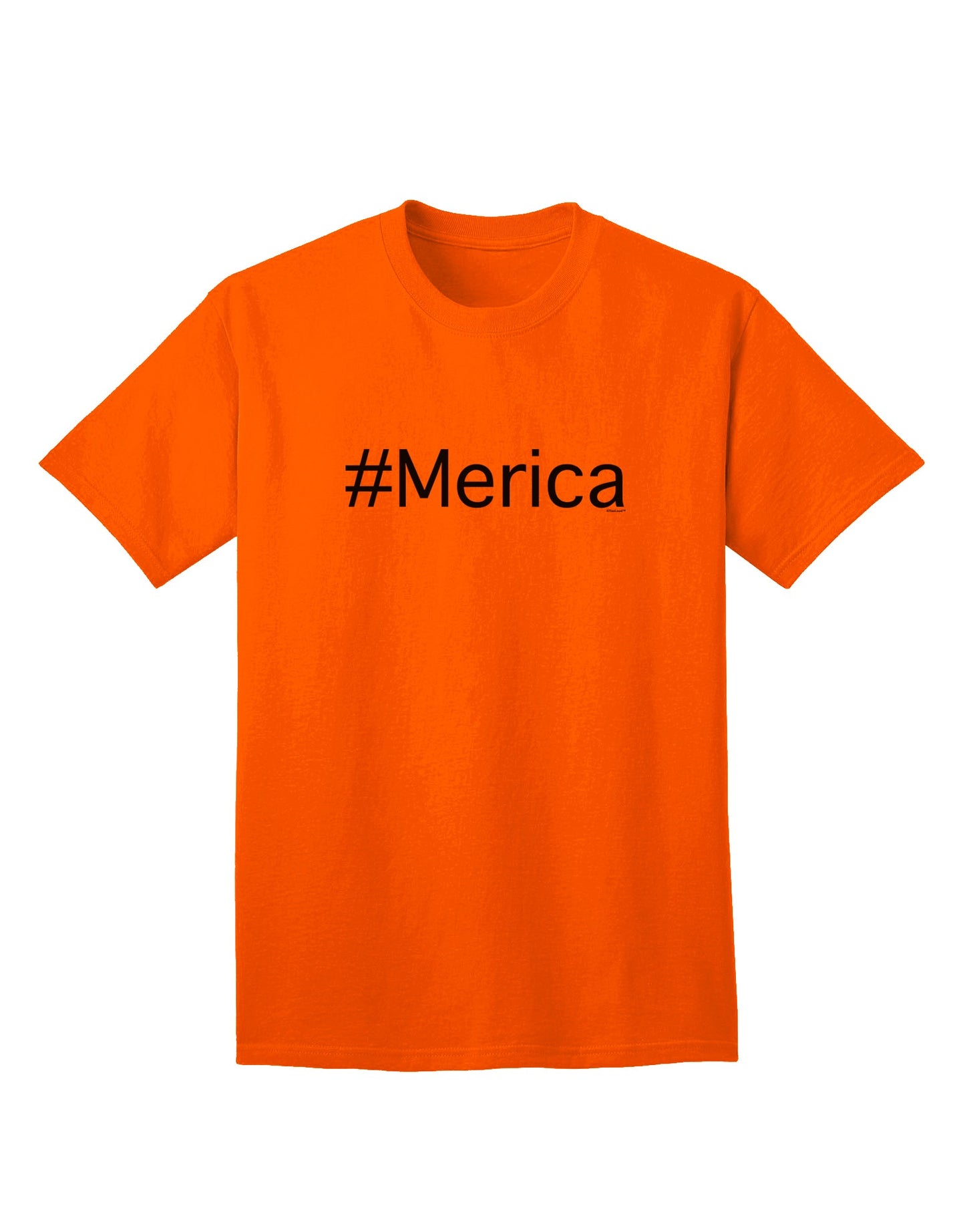 American Flag Adult T-Shirt-Mens T-shirts-TooLoud-Orange-Small-Davson Sales
