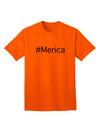 American Flag Adult T-Shirt-Mens T-shirts-TooLoud-Orange-Small-Davson Sales