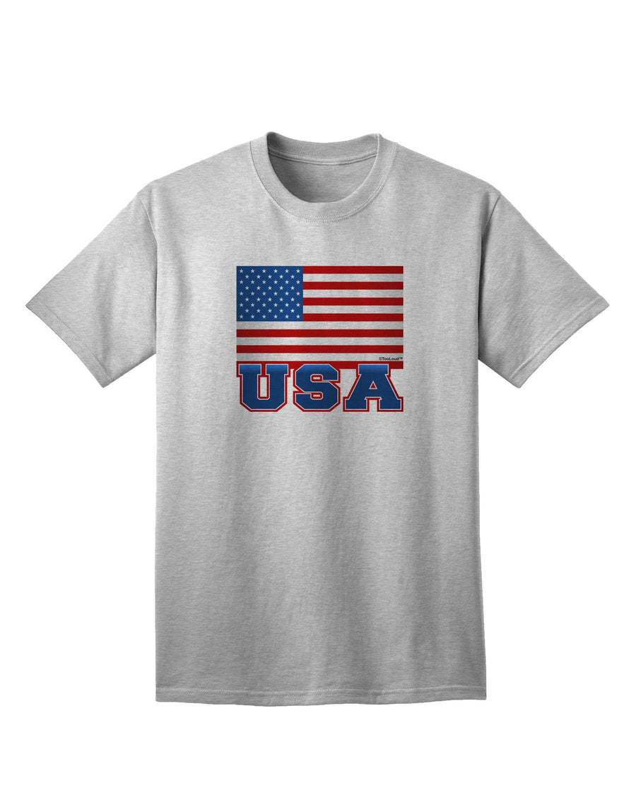 American Flag Adult T-Shirt by TooLoud-Mens T-shirts-TooLoud-White-Small-Davson Sales