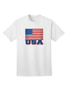 American Flag Adult T-Shirt by TooLoud-Mens T-shirts-TooLoud-White-Small-Davson Sales