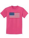 American Flag Childrens Dark T-Shirt-Childrens T-Shirt-TooLoud-Sangria-X-Small-Davson Sales