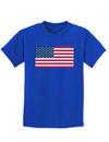 American Flag Childrens Dark T-Shirt-Childrens T-Shirt-TooLoud-Royal-Blue-X-Small-Davson Sales