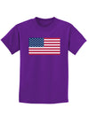 American Flag Childrens Dark T-Shirt-Childrens T-Shirt-TooLoud-Purple-X-Small-Davson Sales