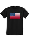 American Flag Childrens Dark T-Shirt-Childrens T-Shirt-TooLoud-Black-X-Small-Davson Sales