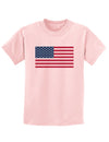 American Flag Childrens T-Shirt-Childrens T-Shirt-TooLoud-PalePink-X-Small-Davson Sales