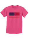 American Flag Childrens T-Shirt-Childrens T-Shirt-TooLoud-Sangria-X-Small-Davson Sales