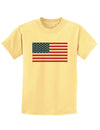 American Flag Childrens T-Shirt-Childrens T-Shirt-TooLoud-Daffodil-Yellow-X-Small-Davson Sales