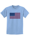 American Flag Childrens T-Shirt-Childrens T-Shirt-TooLoud-Light-Blue-X-Small-Davson Sales