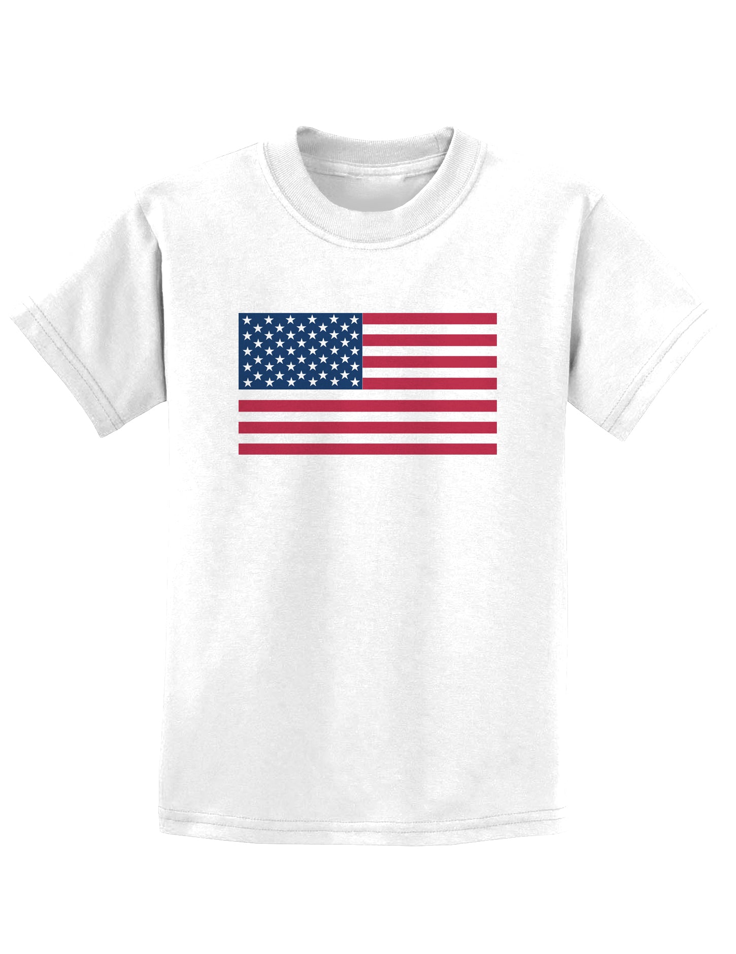American Flag Childrens T-Shirt-Childrens T-Shirt-TooLoud-White-X-Small-Davson Sales