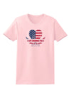 American Flag Decorative Floral Heart Vintage Womens T-Shirt-Womens T-Shirt-TooLoud-PalePink-X-Small-Davson Sales