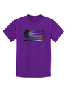 American Flag Galaxy Childrens Dark T-Shirt by TooLoud-Childrens T-Shirt-TooLoud-Purple-X-Small-Davson Sales