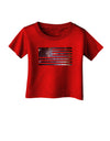 American Flag Galaxy Infant T-Shirt Dark by TooLoud-Infant T-Shirt-TooLoud-Red-06-Months-Davson Sales