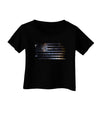 American Flag Galaxy Infant T-Shirt Dark by TooLoud-Infant T-Shirt-TooLoud-Black-06-Months-Davson Sales