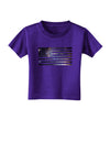 American Flag Galaxy Toddler T-Shirt Dark by TooLoud-Toddler T-Shirt-TooLoud-Purple-2T-Davson Sales