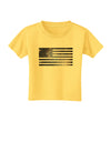 American Flag Galaxy Toddler T-Shirt by TooLoud-Toddler T-Shirt-TooLoud-Yellow-2T-Davson Sales