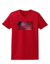 American Flag Galaxy Womens Dark T-Shirt by TooLoud-Womens T-Shirt-TooLoud-Red-X-Small-Davson Sales